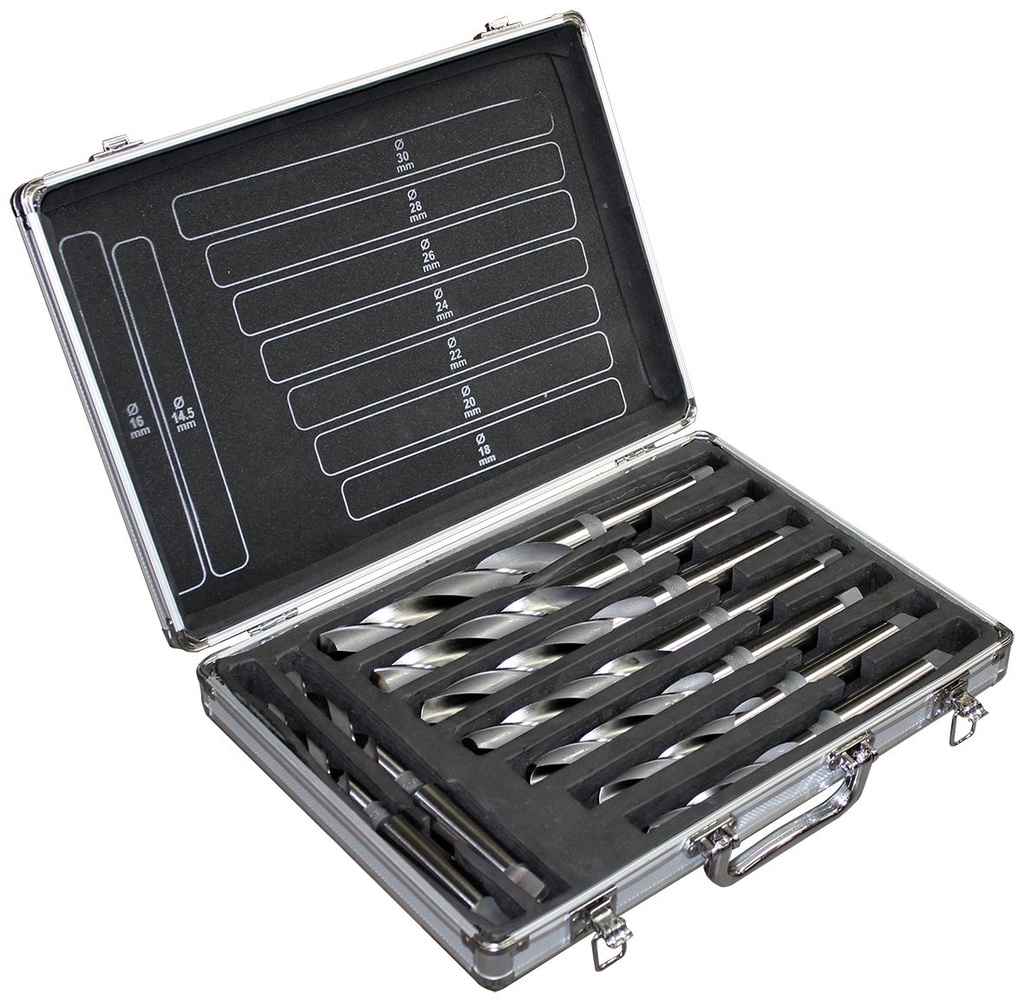 Coffrets 9 forêts cône morse CM2/CM3 MW TOOLS MKS 239 dia 14,5-30mm - 790013100