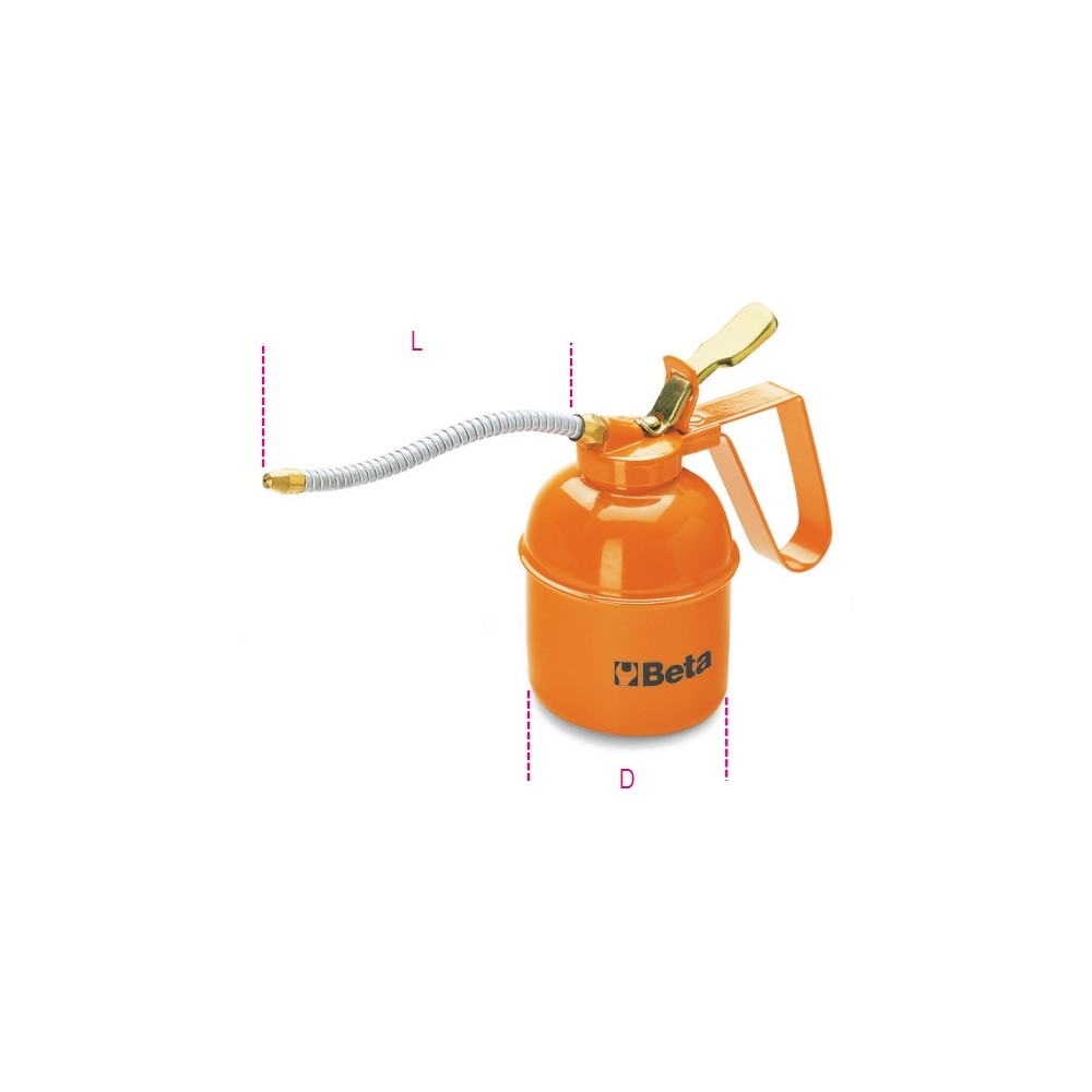 Burette tôle à embout flexible de 200ml BETA 1751/200