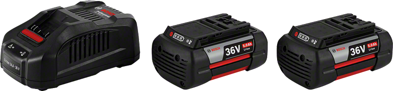 Kit 36V BOSCH 1 600A00L1U 2 batteries Premium  36V 6,0Ah + chargeur GAL3680CV