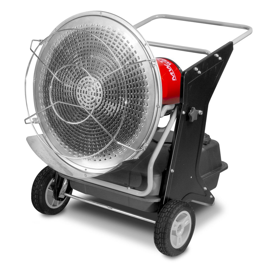 Chauffage diesel infrarouge pour une chaleur rayonnante MW-TOOLS WD135i