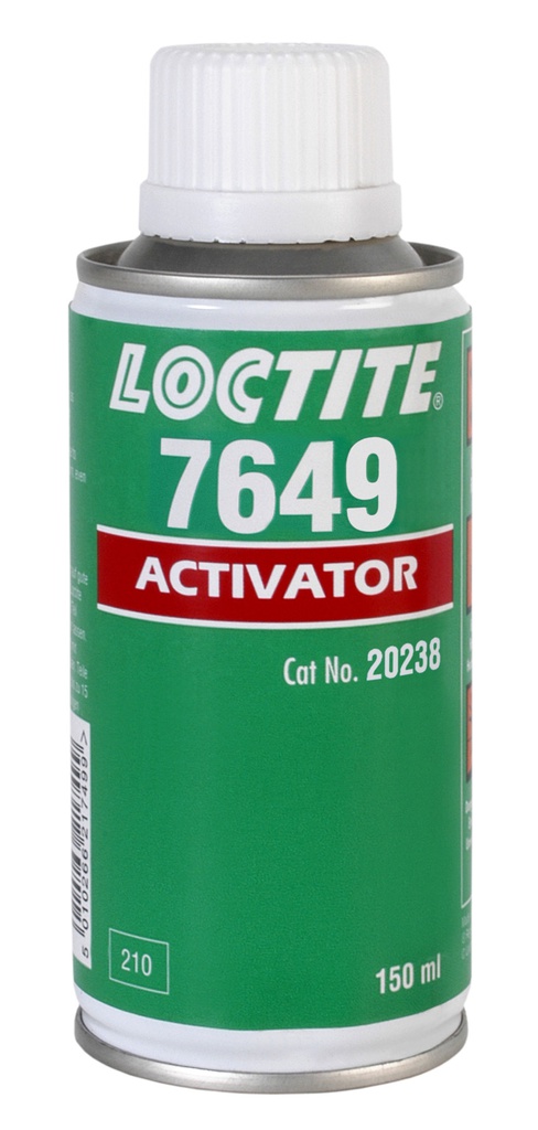 Activateur à base de solvant conçu pour améliorer la vitesse de polymérisation des colles et pâtes à joint LOCTITE 7649 150ml - IDH 142479