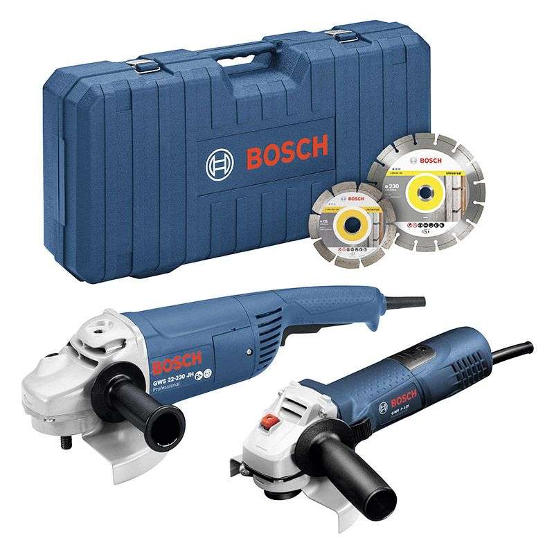 Meuleuse angulaire BOSCH GWS 22-230JH + GWS 7-125 - 0615990H5R