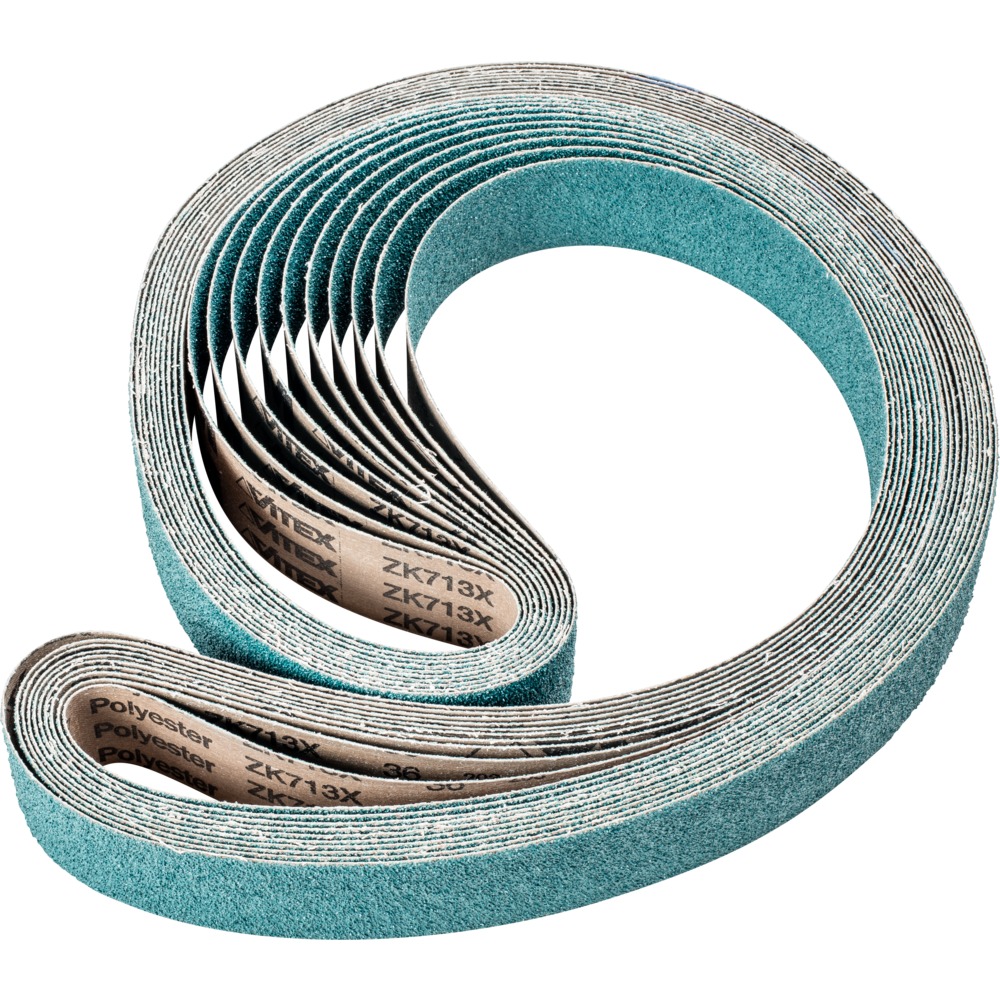 Bande abrasive pour le ponçage du métal grain Zircon Gr60 PFERD BA50x2000 Z60- 586334
