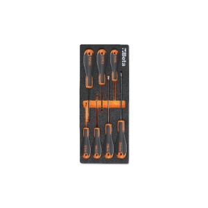 Plateau mousse BETA M214 tournevis plat