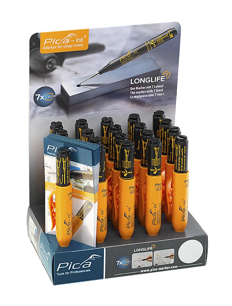 Pica INK deep-hole-marker display 20 x black