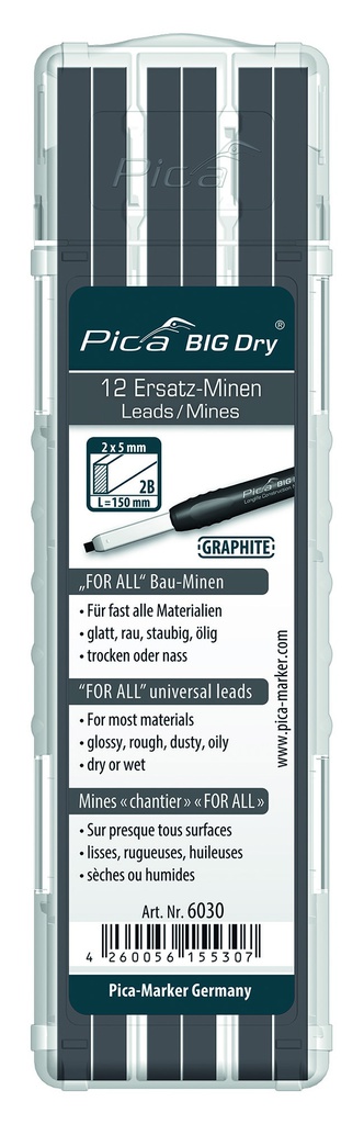 Pica BIG-Dry Refill-set FOR ALL graphite - SB-Version