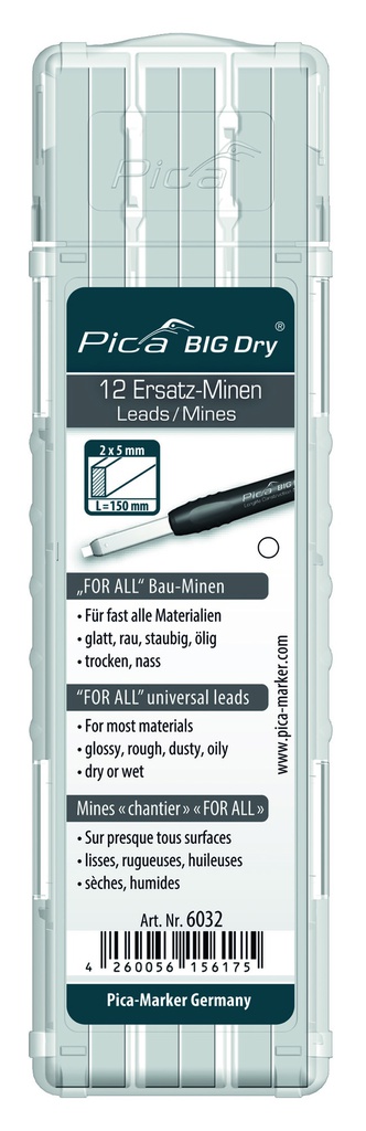 Pica BIG-Dry Refill-set FOR ALL white