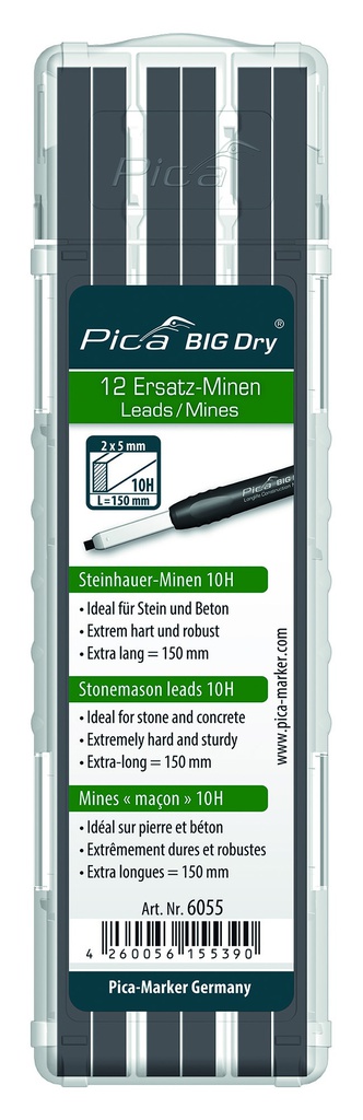 Pica BIG-Dry Refill-set Stonemason 10H