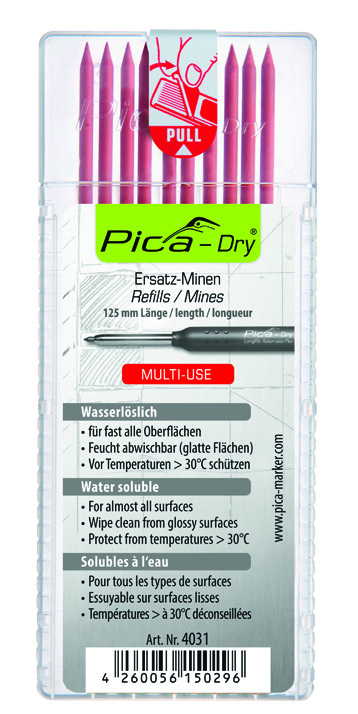 Pica DRY Refill-Set red (10)