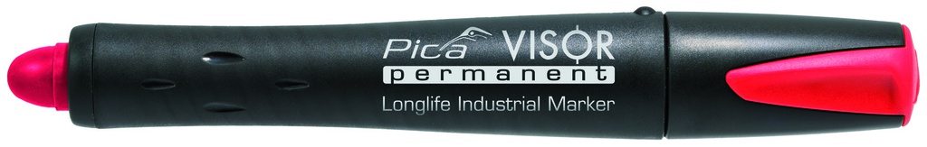VISOR permanent marker, red