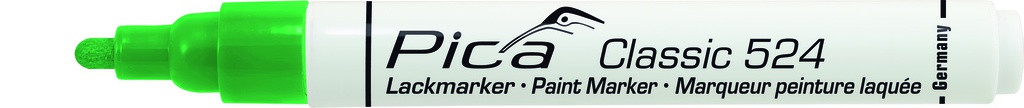 Paint-/Industry marker 2-4mm, Round tip, green