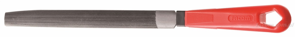 Lime demi-ronde demi-douce avec manche longueur 200mm FACOM DRDMD200EMA