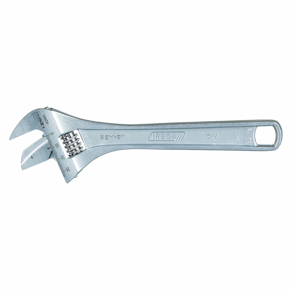Clé à molette mors réversible 6&quot; Lg:161mm ouverture 27mm IREGA 92WR