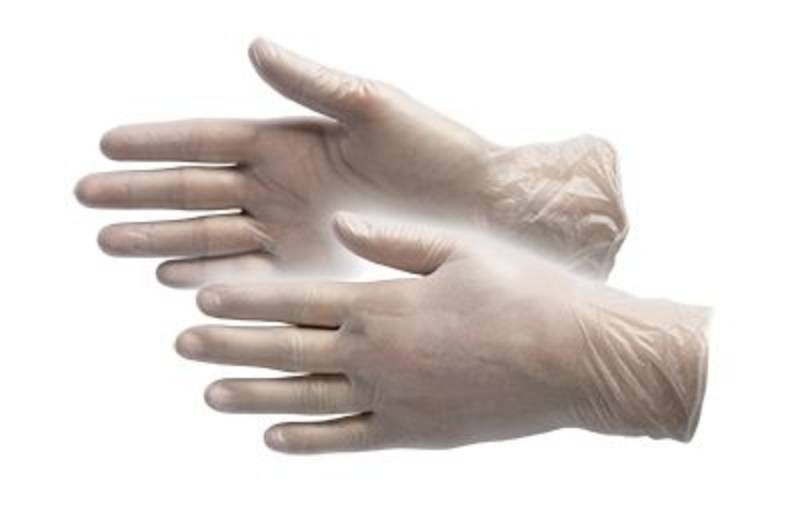 Gants en vinyle à usage unique. Poudré ARTELLI DISPOSABLE VINYL P 100 PCS/DISP taille M - 1035873002