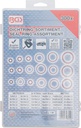 Assortiment de 300 joints d’étanchéité en cuivre BGS 8142 - dia 5-&gt;28mm