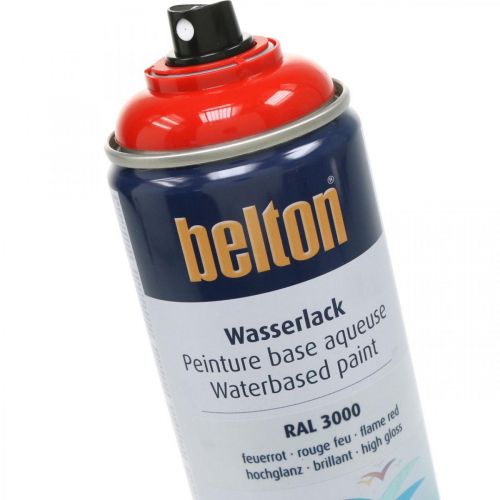 Spray de couleur BELTON 400ml Rouge RAL3020