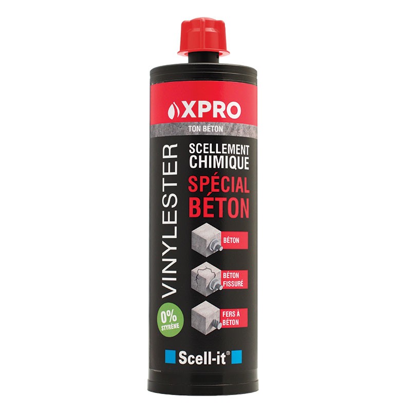 Fixation chimique spécial béton haute performances SCELL-IT X-PRO 420ml