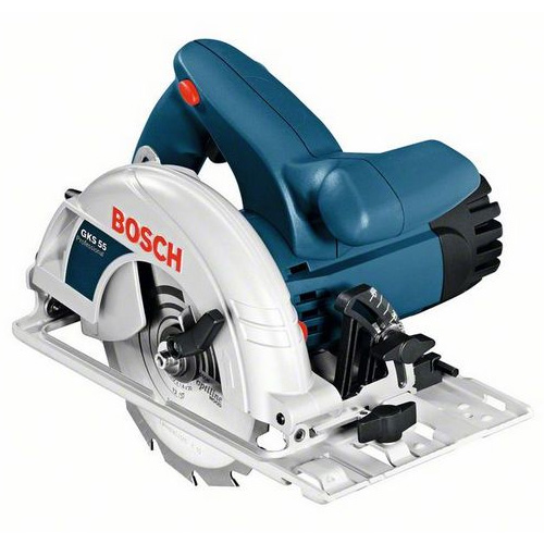 Scie circulaire BOSCH GKS 55+ GCE L-BOXX - 0601682101