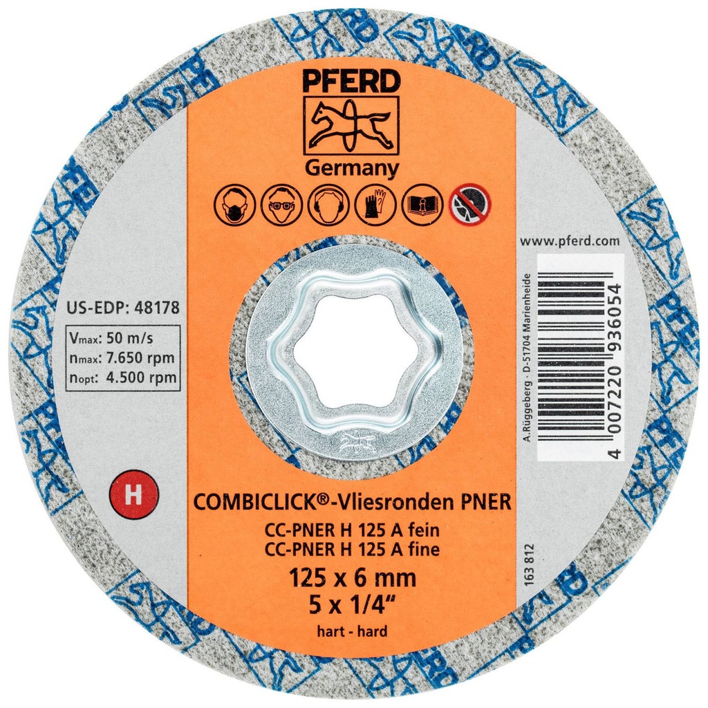 Disque Combiclick 125mm PFERD CC-PNER W 125 SIC F - 935996