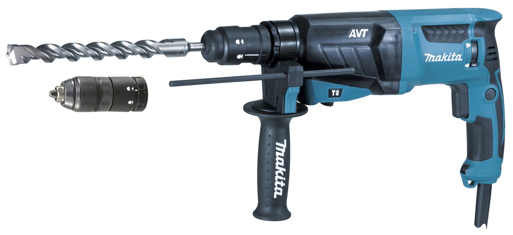 Marteau perforateur-burineur 800W 26mm SDS+ MAKITA HR2631FT12