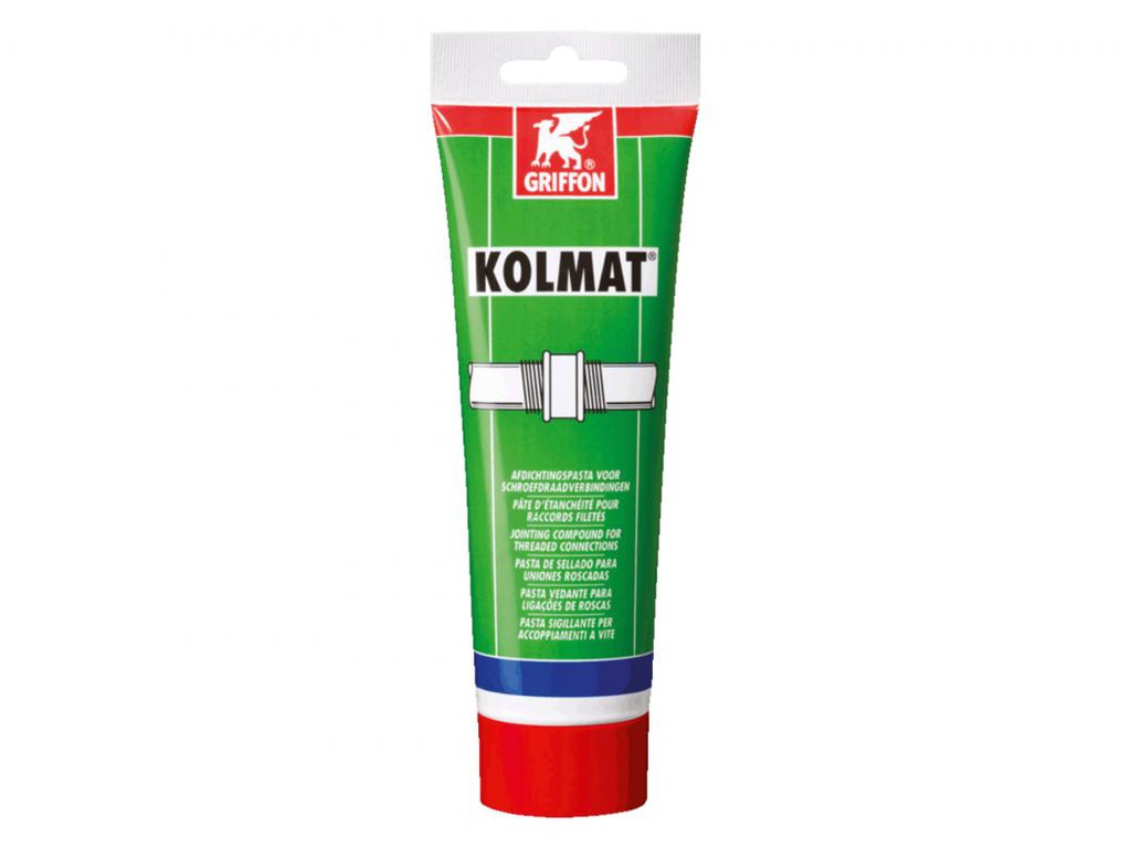 Tube de pâte d'étanchéité pour raccords filetés métalliques GRIFFON Kolmat 102 SFC tube de 300gr