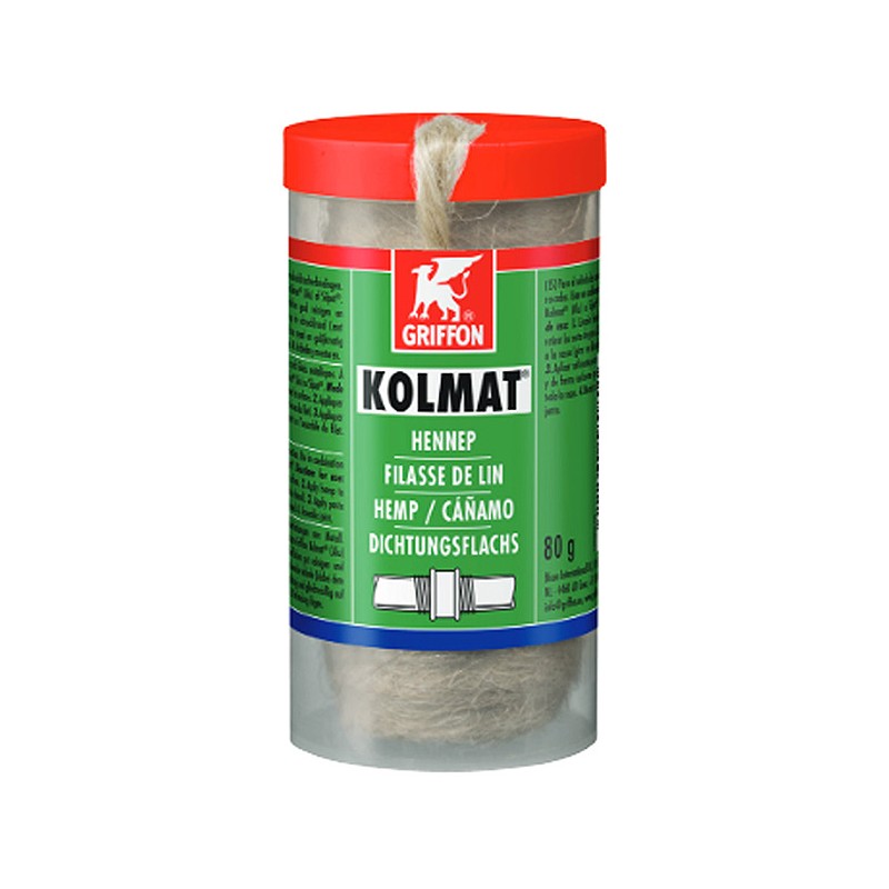 Pot de filasse de lin chanvre GRIFFON Kolmat 80gr
