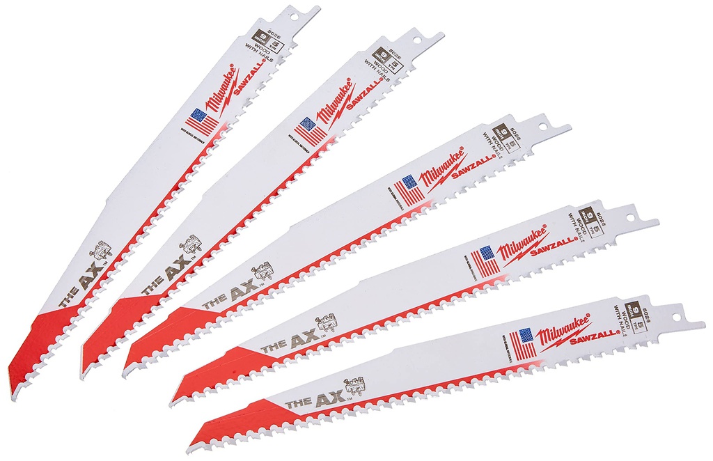 Lame scie sabre démolition The AX 230/5-3,2mm MILWAUKEE - 48005026