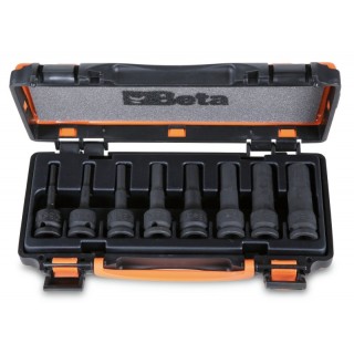 Coffret de 8 douilles à chocs pour vis 6 pans creux 1/2&quot; BETA 720ME/C8