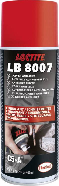 Lubrifiant – Anti-seize cuivre en aérosol LOCTITE 8007 400ml - C5A