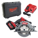 Scie circulaire bois 66mm compatible rail de guidage MILWAUKEE M18 FCSG66-121C