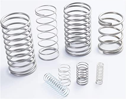 Ressorts de compression en corde à piano d:1,30 Material:W.Nr. 1.1200 De:17,50 Toll. D:+/- 0,45 L0:17,00 Toll. L0:+/- 1,38 Nt:5,25 Ends:Closed, ground Coling direction:Right R:2,12 N L1:8,50 F1:18 N +/- 3,2 N