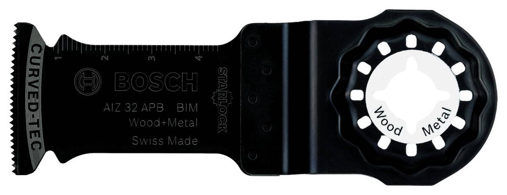 Lame Starlock AIZ 32 APB pour des coupes plongeantes profondes et précises dans le bois, le métal et dans le plastique BOSCH 2608664470 (10pcs)
