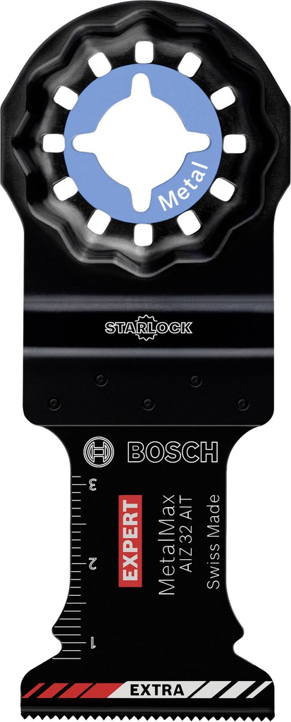 Lame EXPERT METALMAX AIZ 32 AIT pour des coupes plongeantes dans le métal dur et dans l'Inox BOSCH 2608900016 (10pcs)