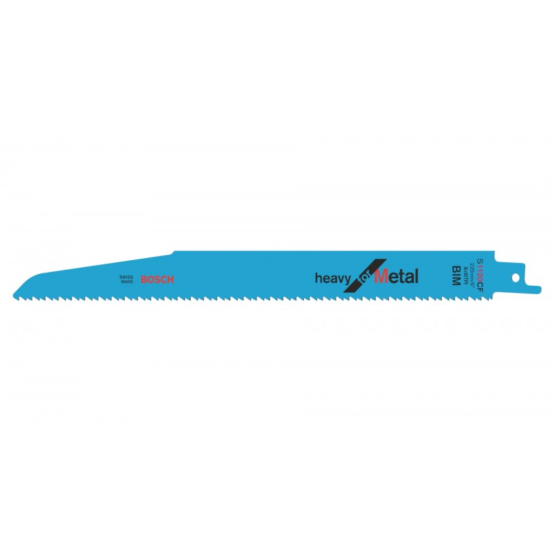 Lame de scie sabre S 1120 CF Heavy for Metal pour des découpes rectilignes puissantes et contrôlées dans le métal BOSCH S1120CF - 2608656571