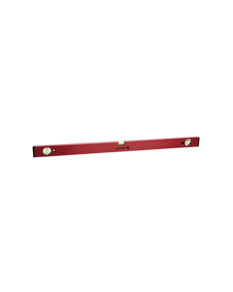 Niveau alu tubulaire magnétique 3 fioles 0,5mm/M Lg:800mm DOGHER 783-02-800