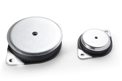 Support antivibratoire type DSD 100 + coupelle - 60Sh°- 134038