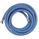 Allonge de 10M de tuyau d'eau TRELLEBORG bergalav 1/2&quot; bleu DN 13/22 (max. 10 bar - 160°C) avec raccords INOX 1/2&quot;F sertis de chaque coté