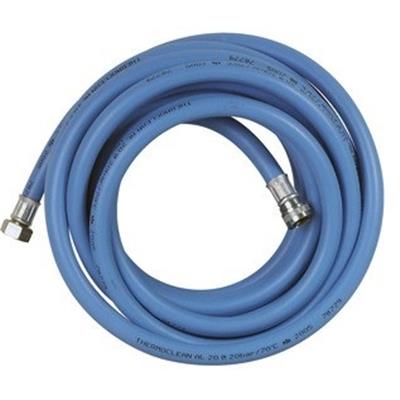 Allonge de 20M de tuyau d'eau ALFFLEX EPDM/PVC ALFALAV1/2&quot; bleu DN 13/21 (max. 10 bar - 110°C) avec raccords INOX 1/2&quot;F sertis de chaque coté