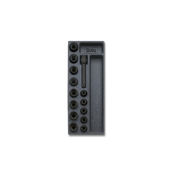 Plateau thermoforme BETA T110 Douilles à chocs