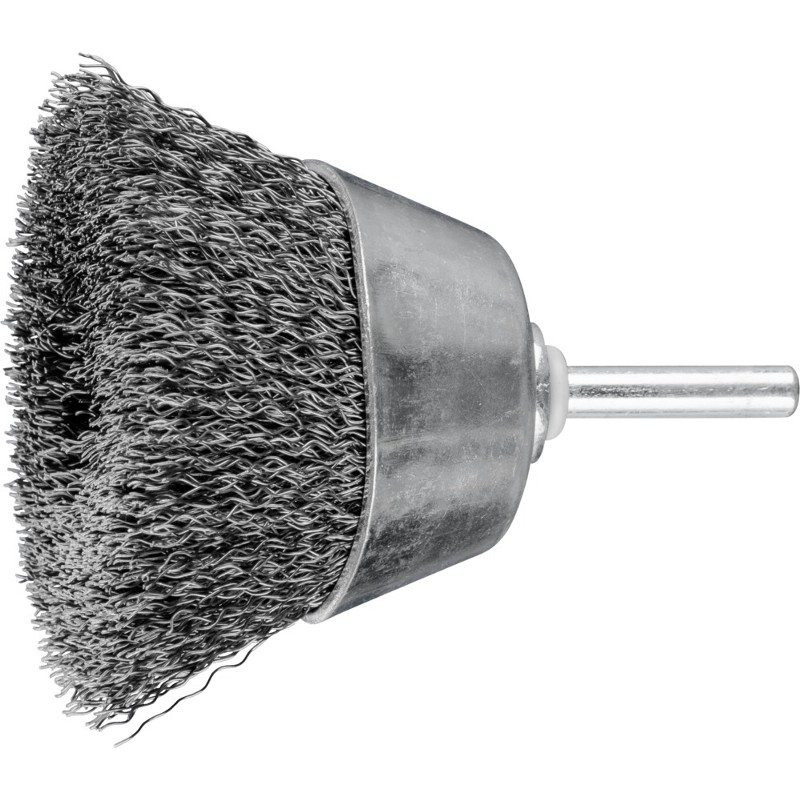 Brosse boisseau sur tige non torsadées PFERD TBU 4010/6 ST 0,20 - 004524