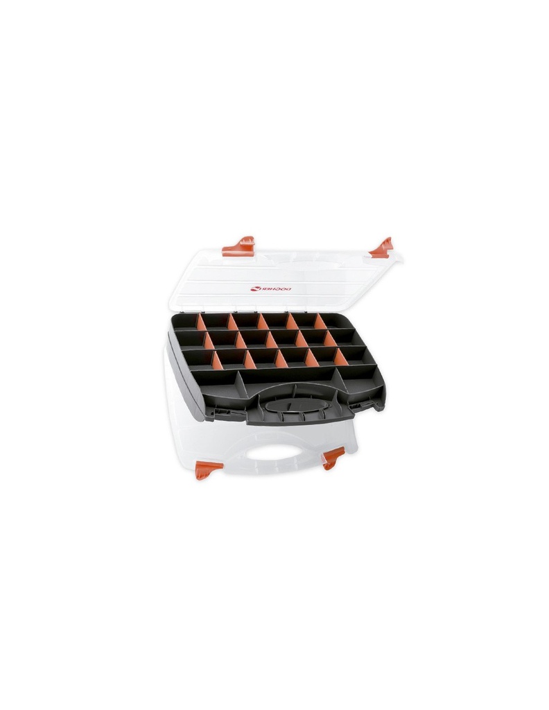 Organizer Double Grande Capacité 36 compartiments ajustables vide DOGHER 052-019