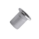 Ecrous à sertir cylindrique crantés acier tête plate M8 0,5-3,0mm SBOX(100pcs) SCELL-IT TCD0830