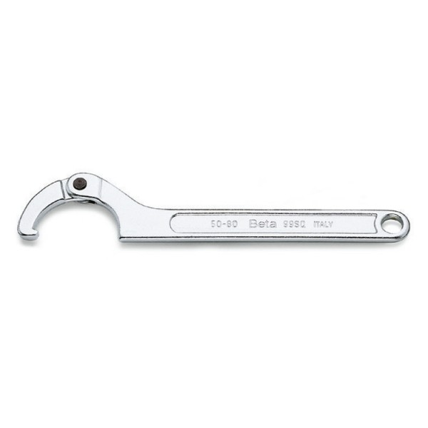 Clé à ergot articulée pour écrous à encoches latérale BETA 99SQ 50-80mm