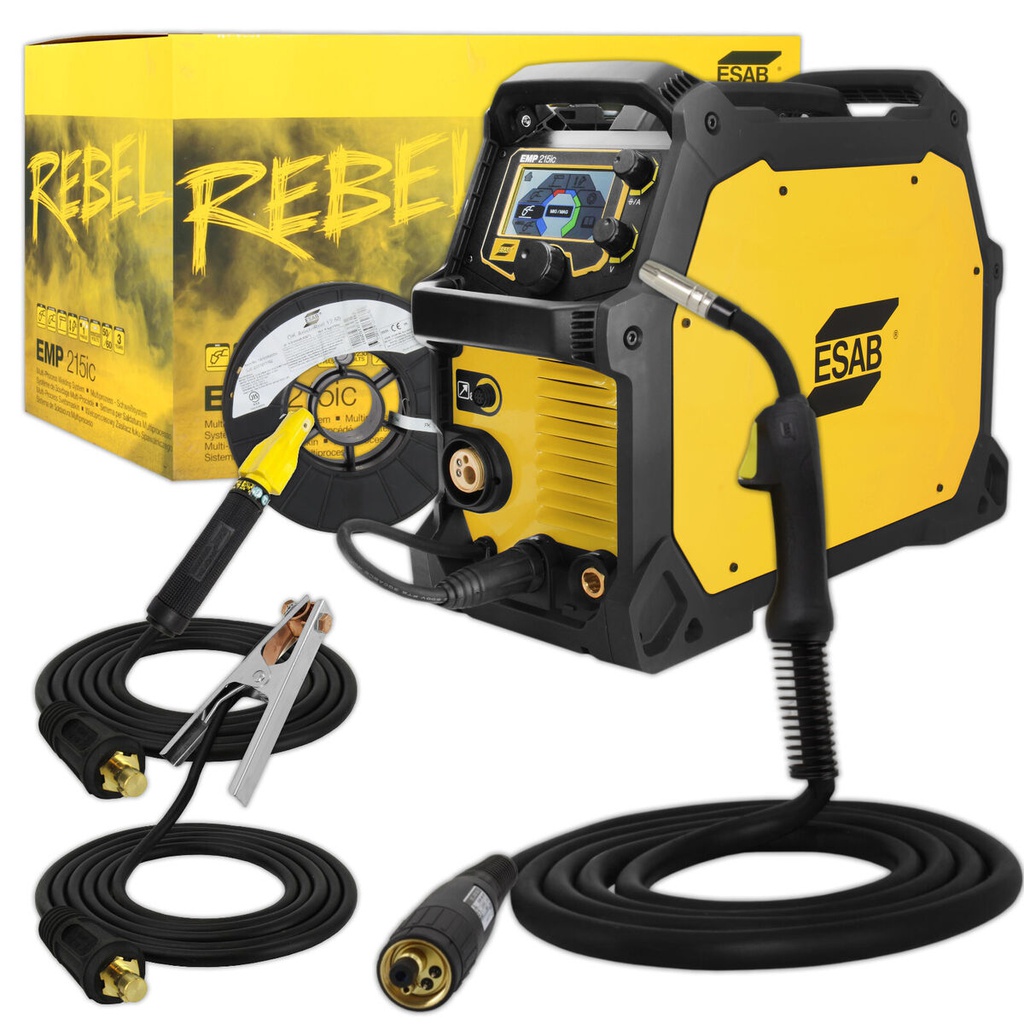 Poste à souder ESAB Rebel EMP 215ic pour MIG/MMA/Lift TIG - 0700300985