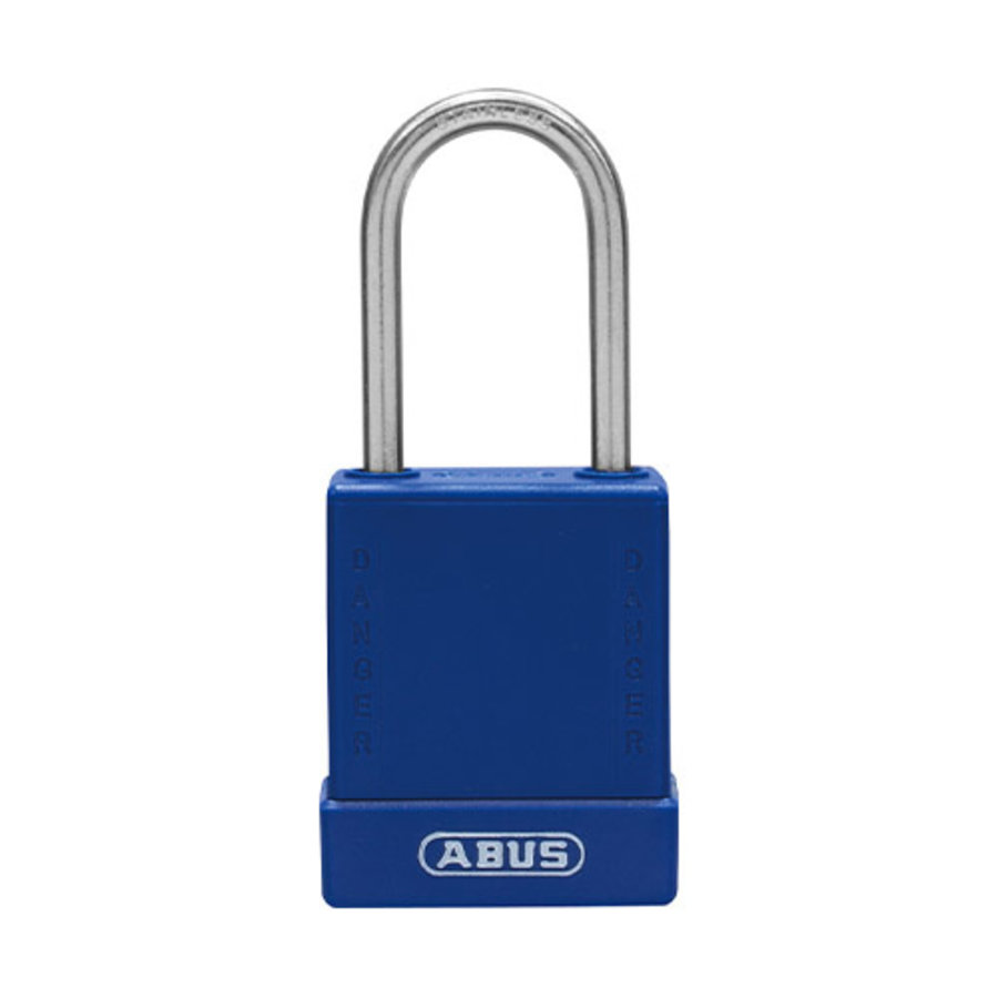 Cadenas de consignation ABUS 76BS/40 bleu MK w/1 key codif. +mark.