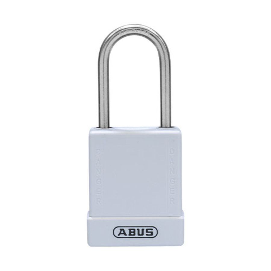 Cadenas de consignation ABUS 76BS/40 Blanc MK w/1 key codif. +mark.