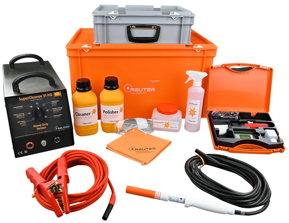 Machine de nettoyage électrolyte pour les soudures Device set SuperCleanox VI HD REUTER EP-01-017 HD