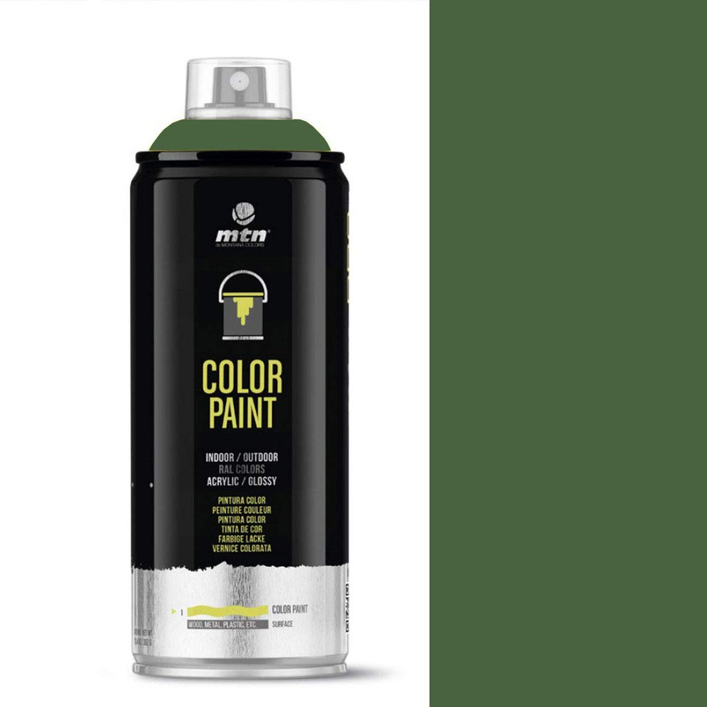 Spray de couleur MTN PRO 400ml Reseda Green RAL6011