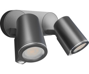 Lampe LED spot double avec détecteur et Sensor Connect STEINEL 058654