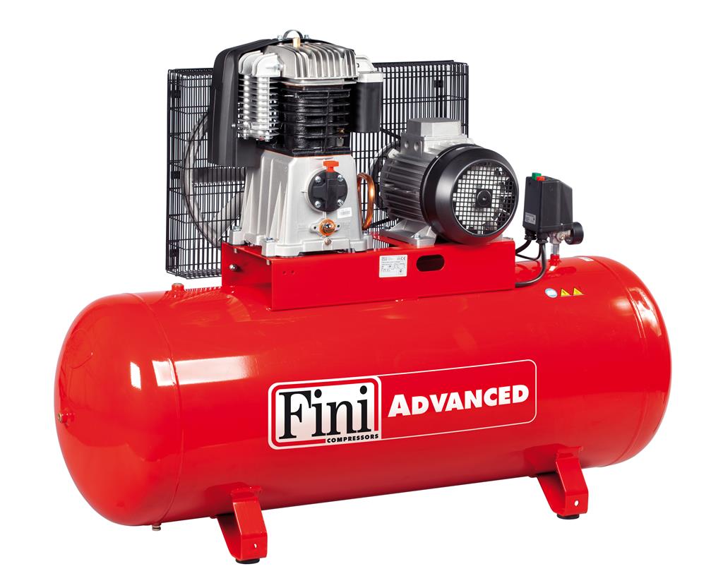 Compresseur à pistons FINI BK119-270-7.5-10B cuve 270L débit: 840L/min 7,5CV 10bar